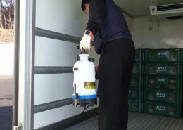 안성  식품공장 냉동탑차소독 2