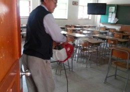 운암중학교방역.현장