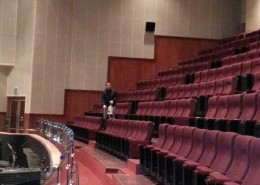 오산문화예술회관 대공연장.소독