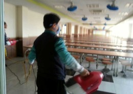 ** 중학교 연무소독