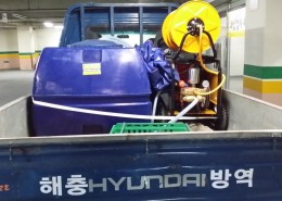 신세기방역 5호차량 수목소독. 캠핑장소독.잔디밭소독.고수부지소독.밎 ai 방역용.조류인풀루인자포함.1